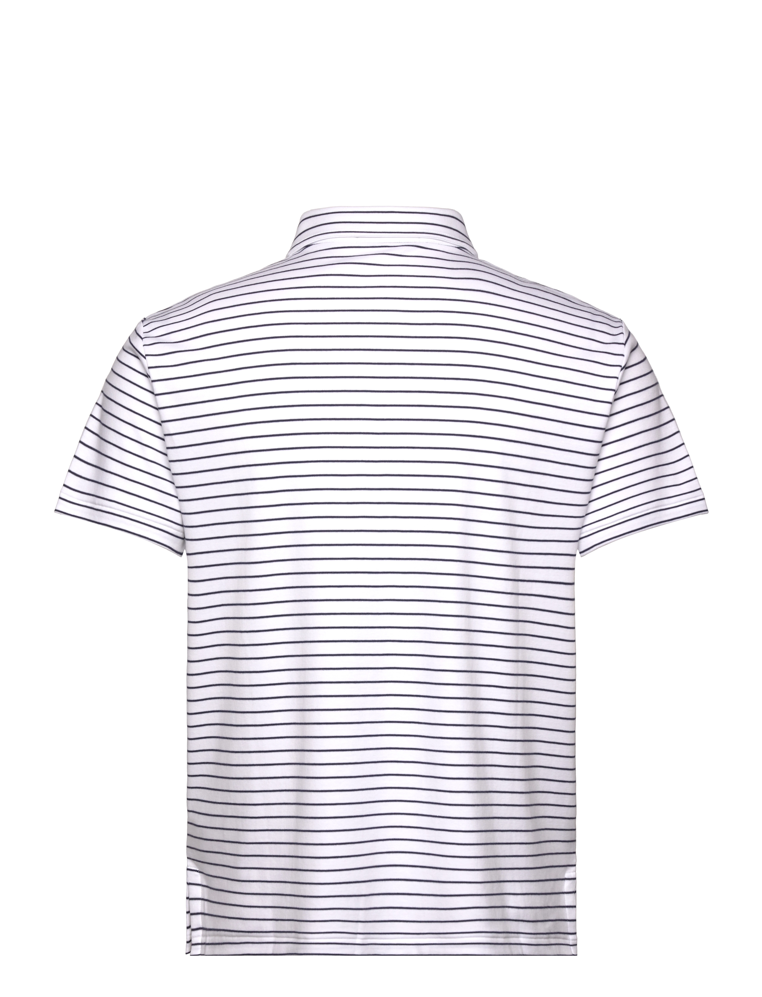 Polo Ralph Lauren - Custom Slim Fit Striped Soft Cotton Polo - kurzärmelig - white/refined nav - 1