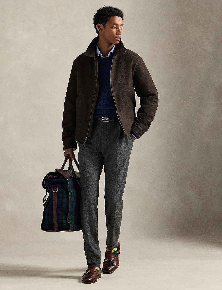 Polo Ralph Lauren - The Langdon Wool Jacket - circuit brown x - 0