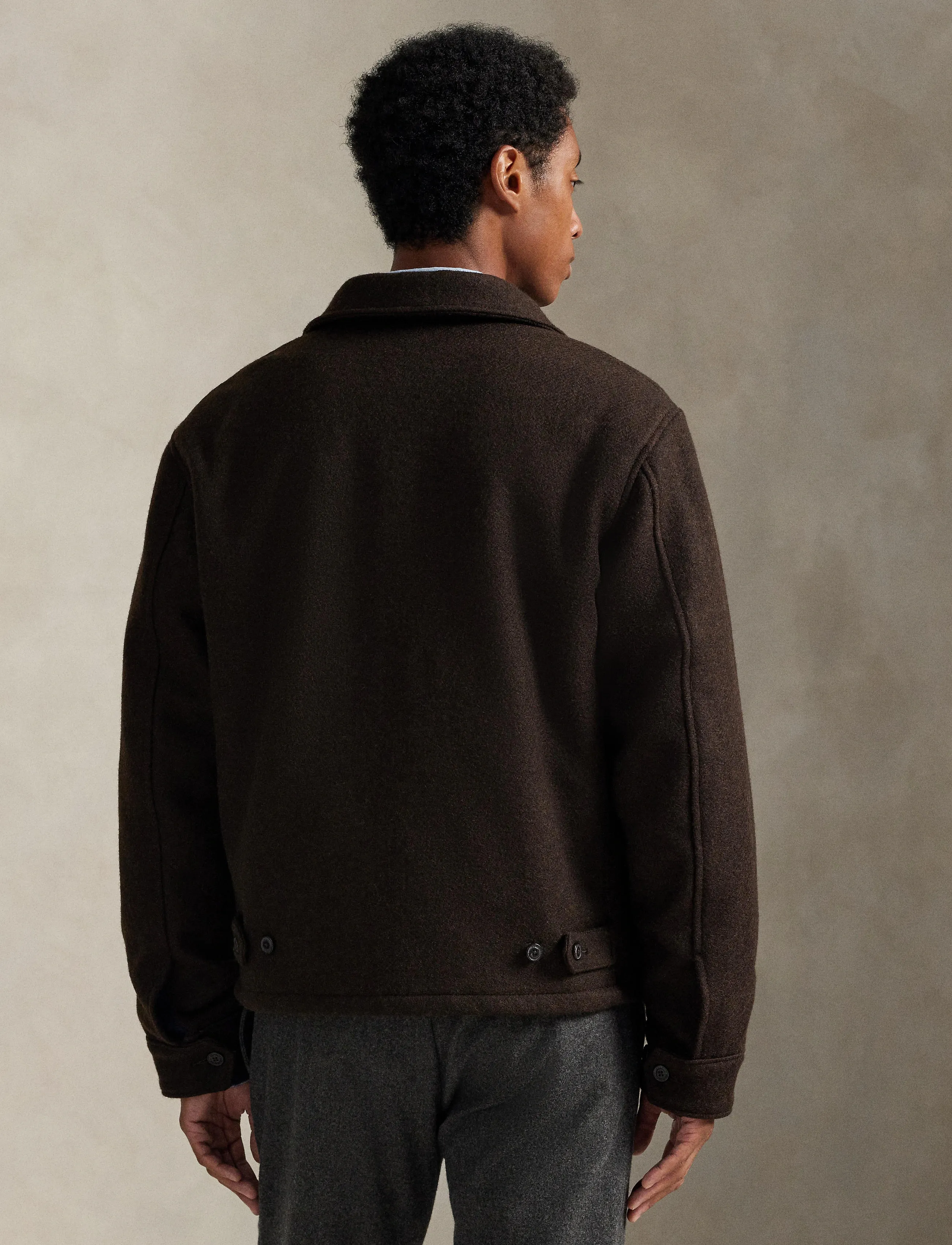 Polo Ralph Lauren - The Langdon Wool Jacket - circuit brown x - 3