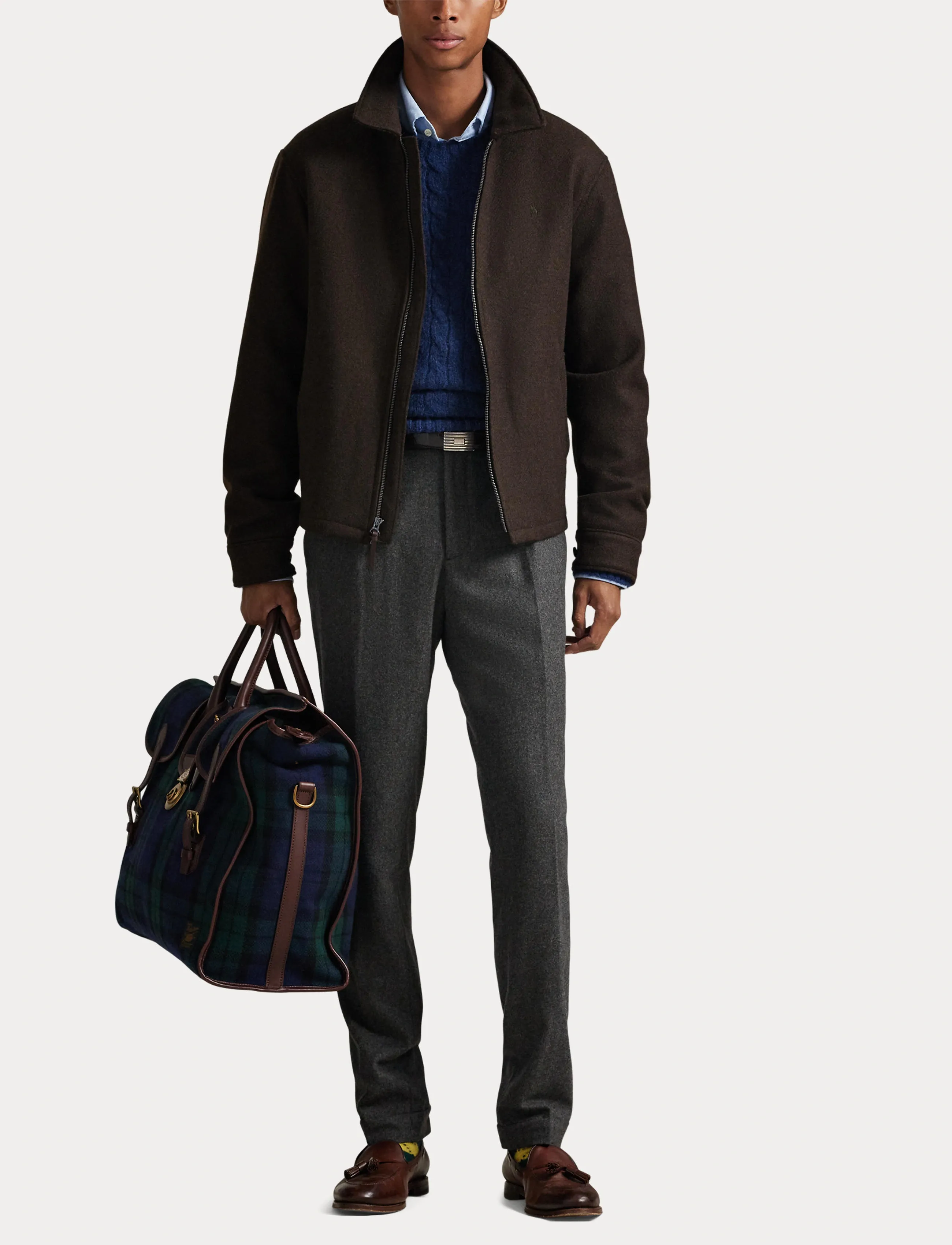 Polo Ralph Lauren - The Langdon Wool Jacket - circuit brown x - 5