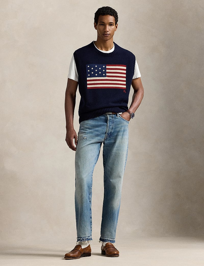 Polo Ralph Lauren Big Fit Flag Sweater Vest (RAF710970293