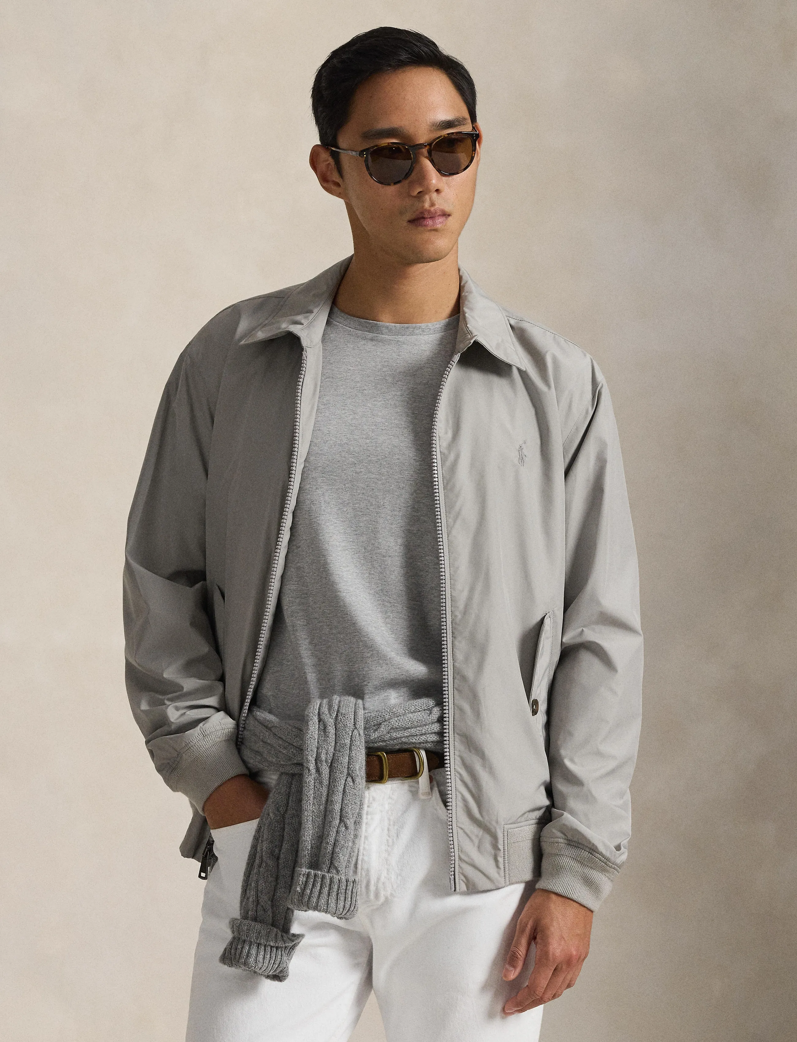 Polo Ralph Lauren The Southland Packable Jacket - Jacken - GREY FOG / beige