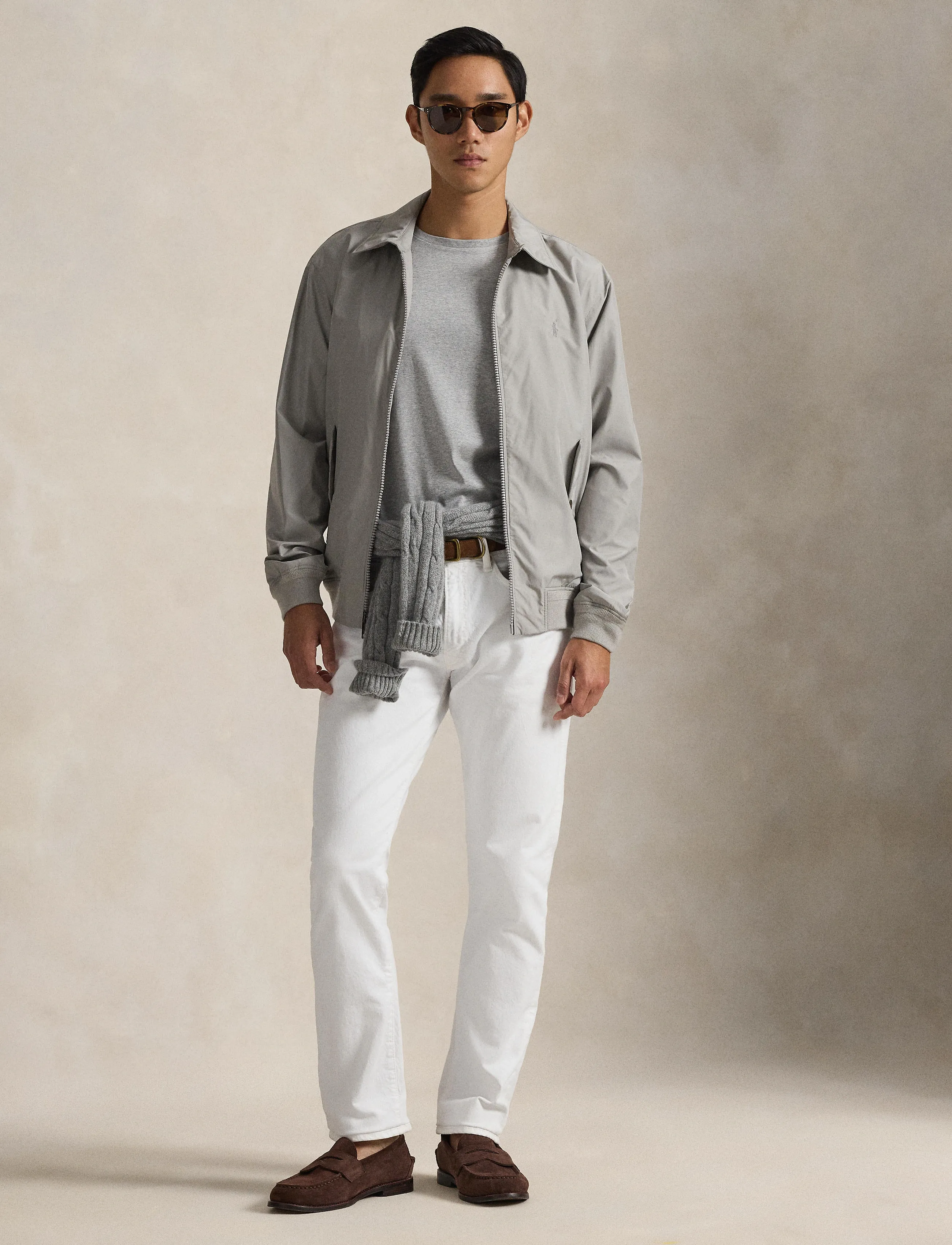 Polo Ralph Lauren The Southland Packable Jacket - Outerwear - GREY FOG / beige