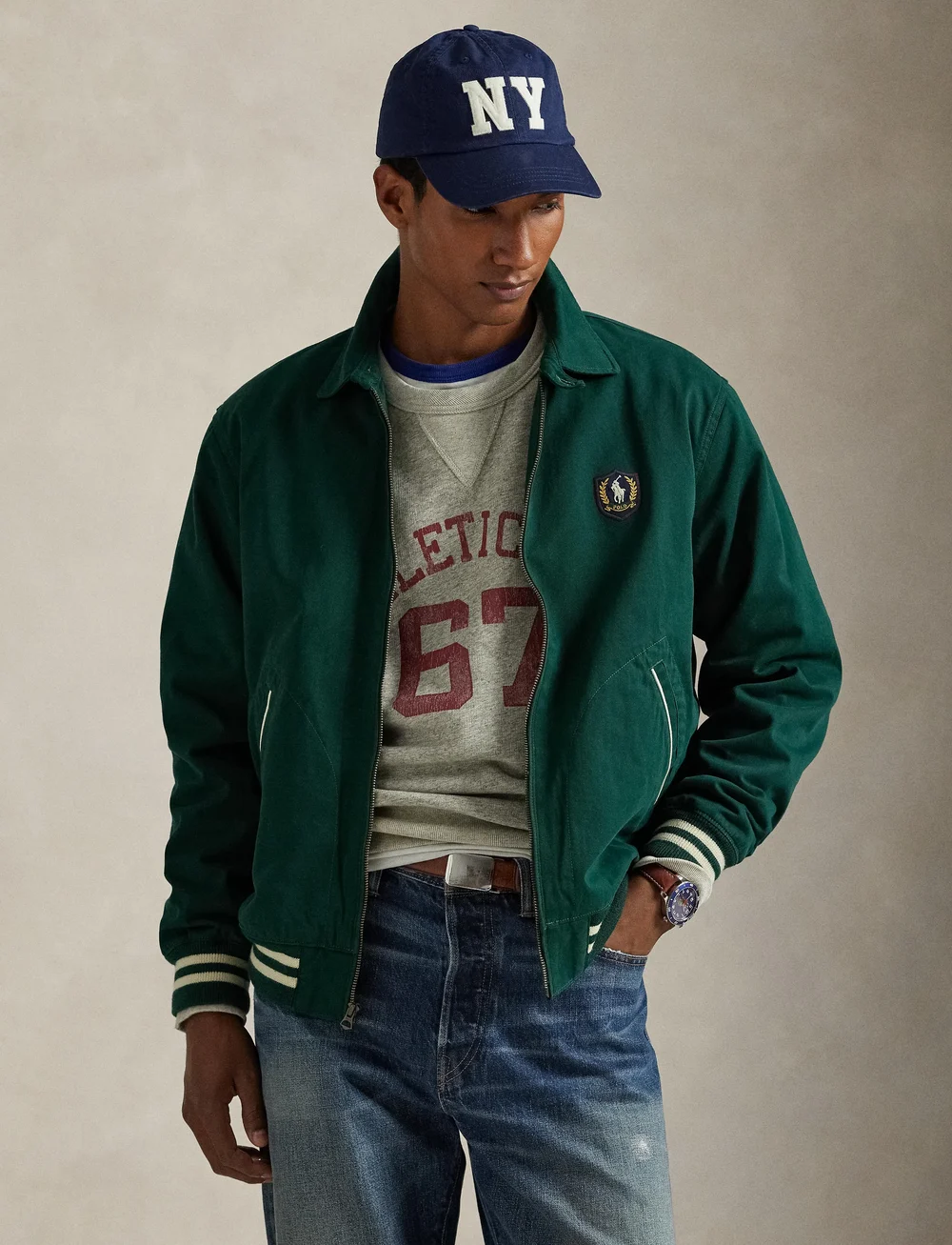 Polo Ralph Lauren - Pony-Patch Twill Jacket - leichte jacken - moss agate - 3