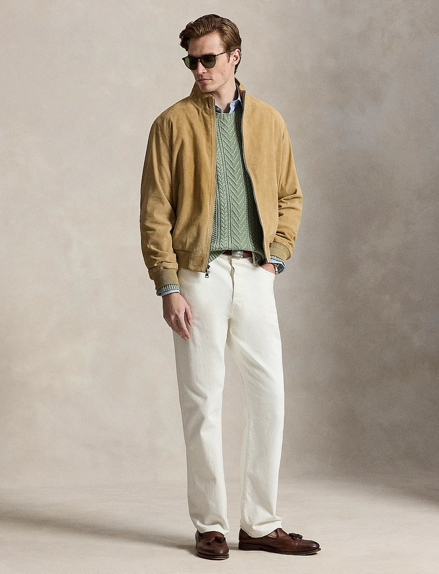 Polo Ralph Lauren - GOAT SUEDE-CHRLTN JK - forårsjakker - cafe tan suede - 3