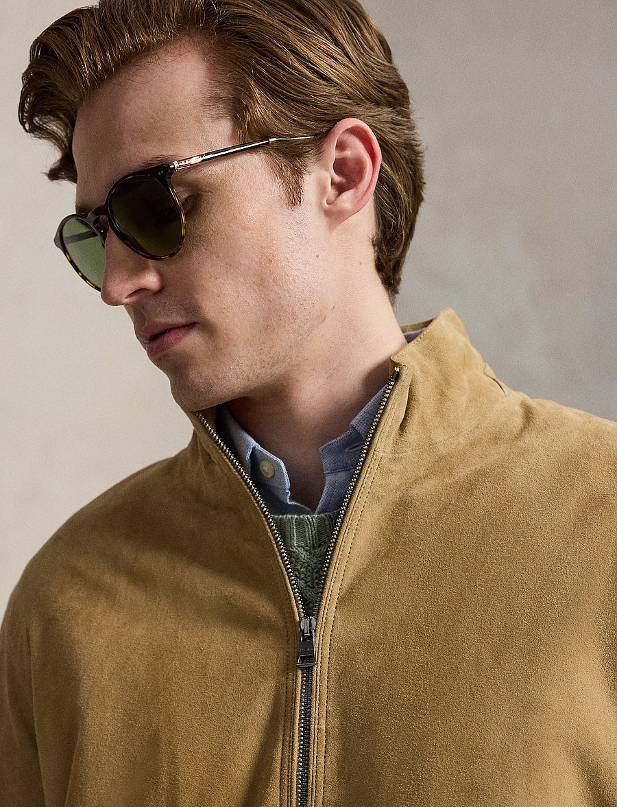 Polo Ralph Lauren - GOAT SUEDE-CHRLTN JK - forårsjakker - cafe tan suede - 4