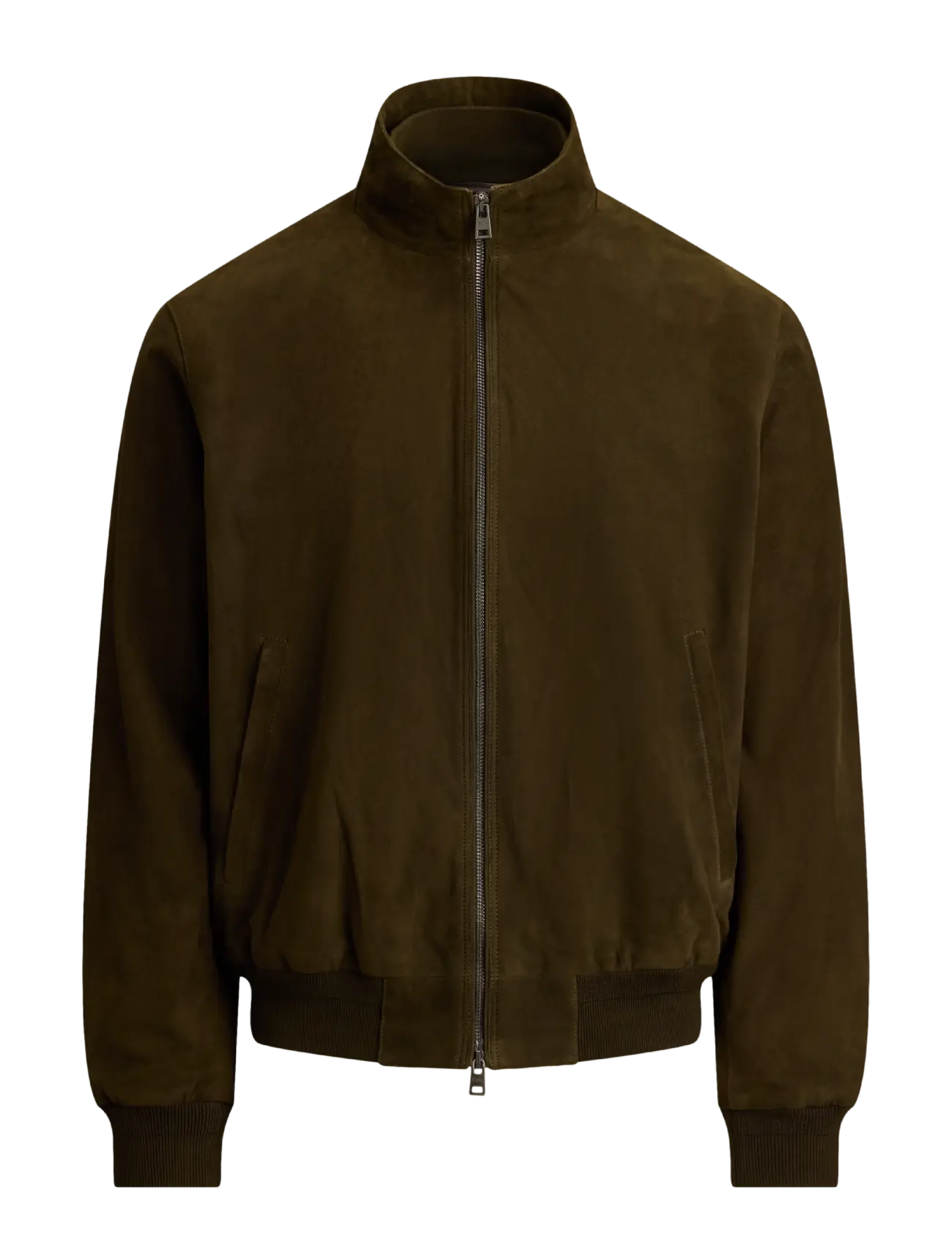 Polo Ralph Lauren - The Charleton Suede Jacket - herbstjacken - myrtle green - 1