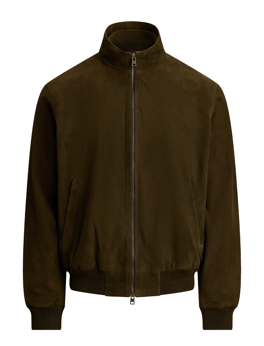 Polo Ralph Lauren - The Charleton Suede Jacket - herbstjacken - myrtle green - 1