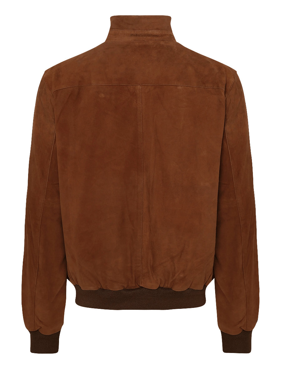 Polo Ralph Lauren - The Charleton Suede Jacket - leather jackets - pale russet x - 3