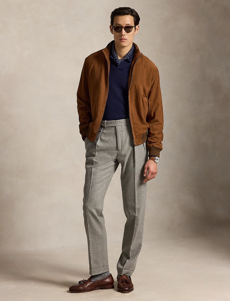 Polo Ralph Lauren - The Charleton Suede Jacket - kevadjoped - pale russet x - 0