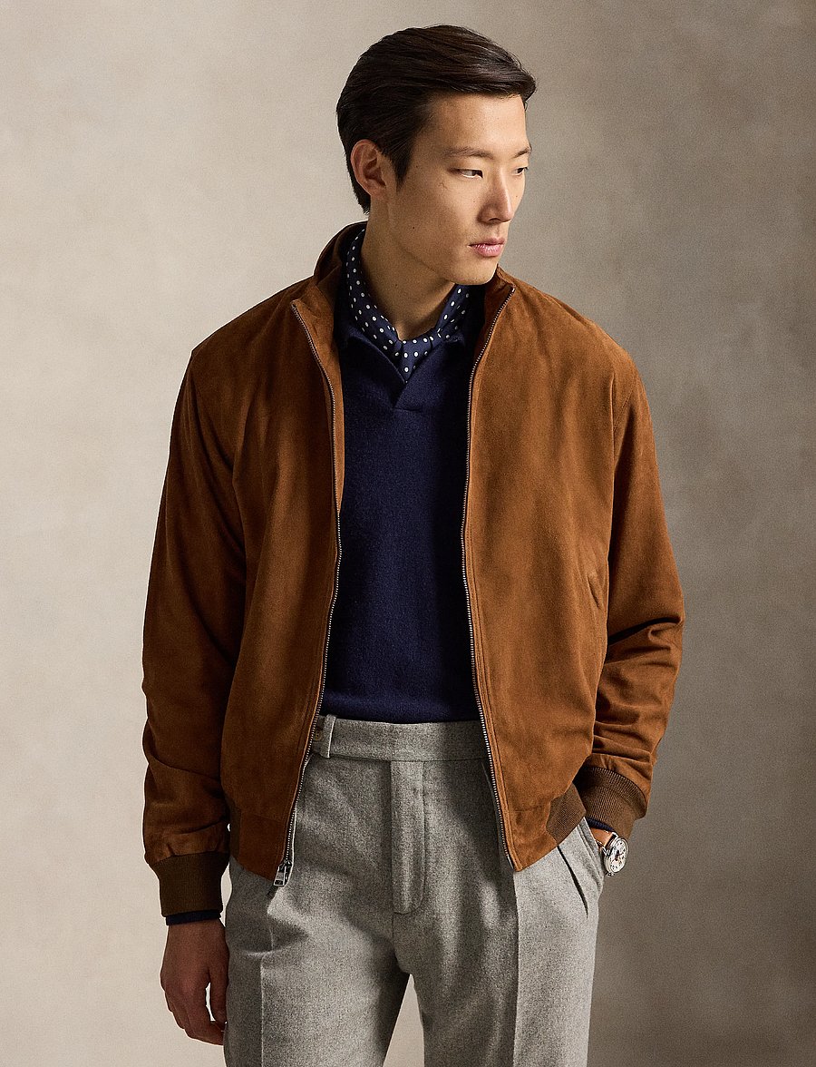 Polo Ralph Lauren - The Charleton Suede Jacket - kevadjoped - pale russet x - 3