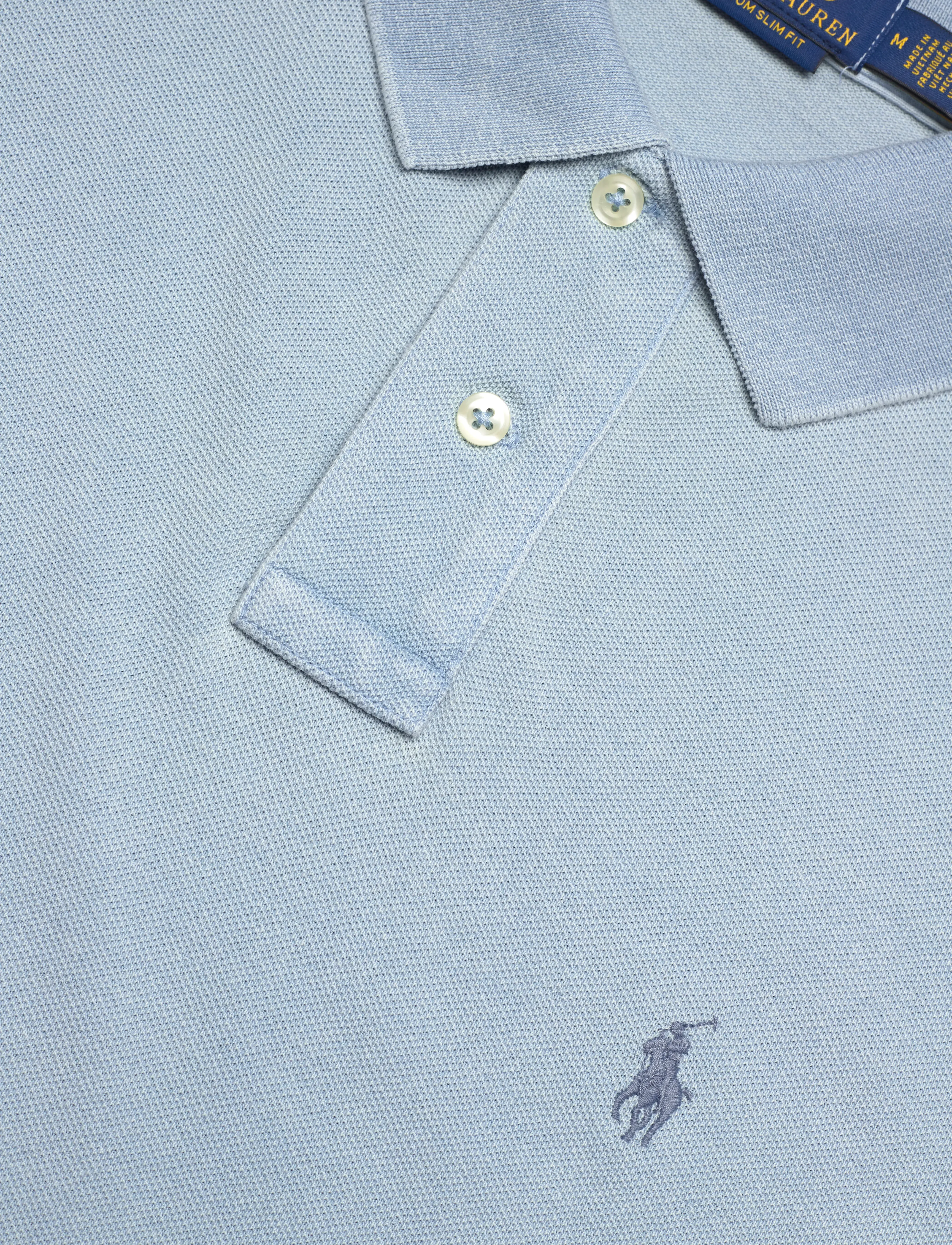 Polo Ralph Lauren - 20/1 MESH-SSL-KNT - light indigo/c756 - 2