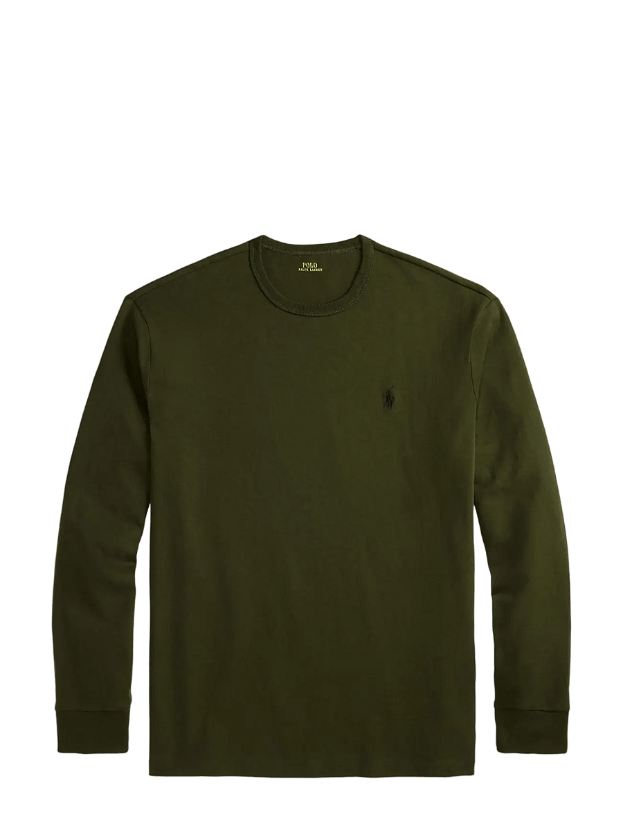 Polo Ralph Lauren - Classic Fit Jersey Long-Sleeve T-Shirt - pikkade varrukatega t-särgid - company olive/c97 - 1