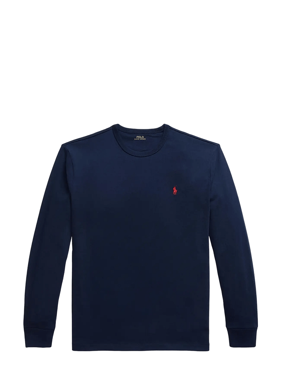Polo Ralph Lauren - Classic Fit Jersey Long-Sleeve T-Shirt - langærmede t-shirts - newport navy/c387 - 1