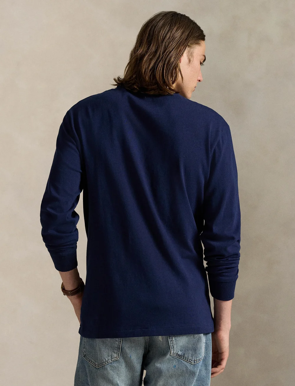 Polo Ralph Lauren - Classic Fit Jersey Long-Sleeve T-Shirt - långärmade t-shirts - newport navy/c387 - 2