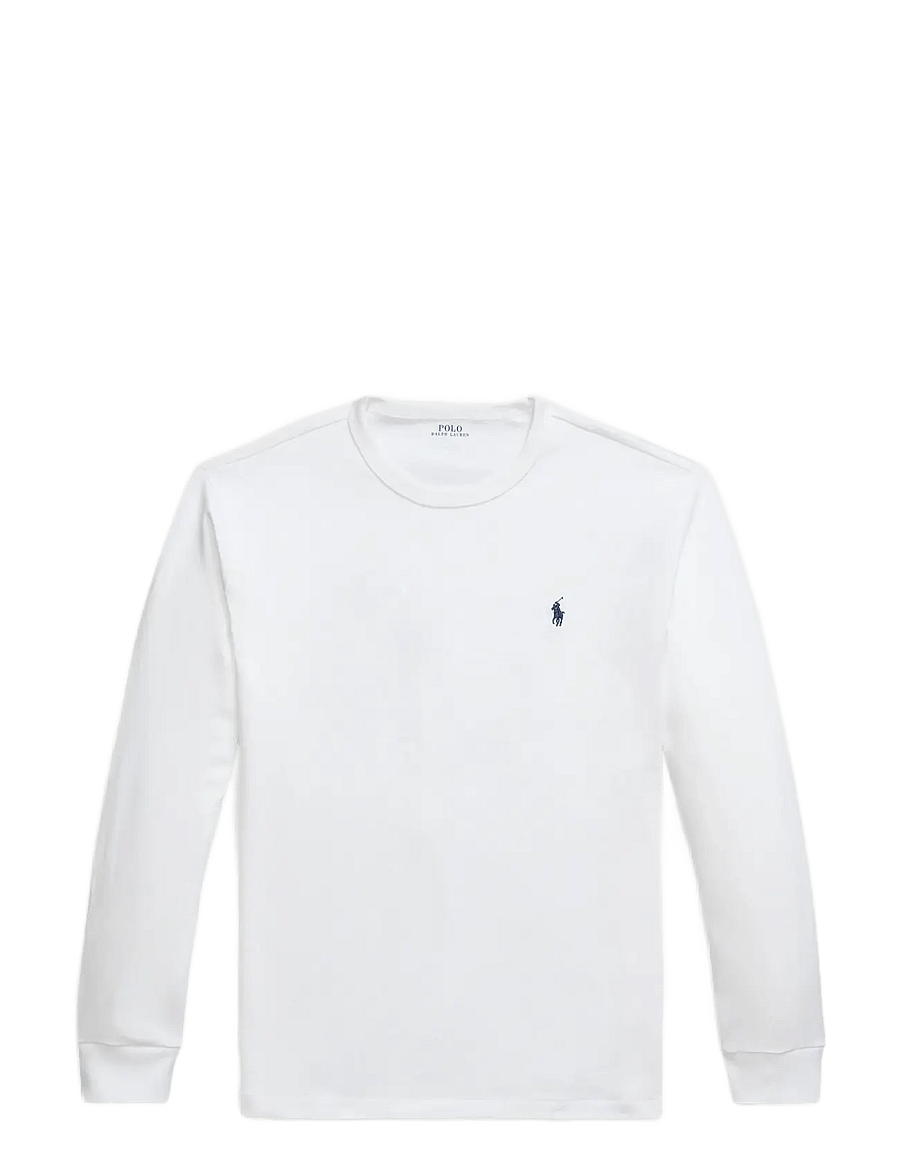 Polo Ralph Lauren - Classic Fit Jersey Long-Sleeve T-Shirt - langærmede t-shirts - white/c7996 - 1