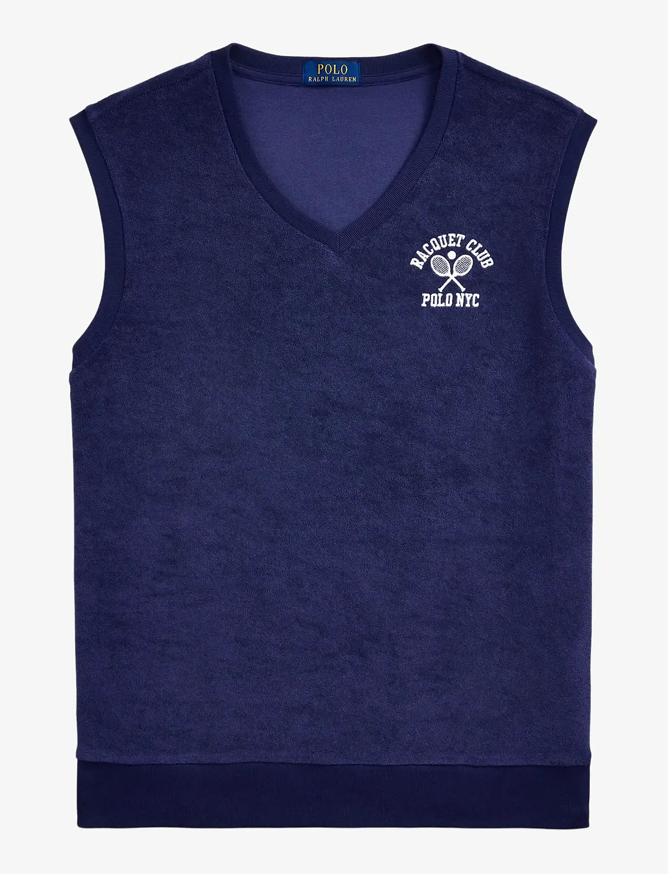 Polo Ralph Lauren - Embroidered Terry Vest - strikveste - newport navy - 1