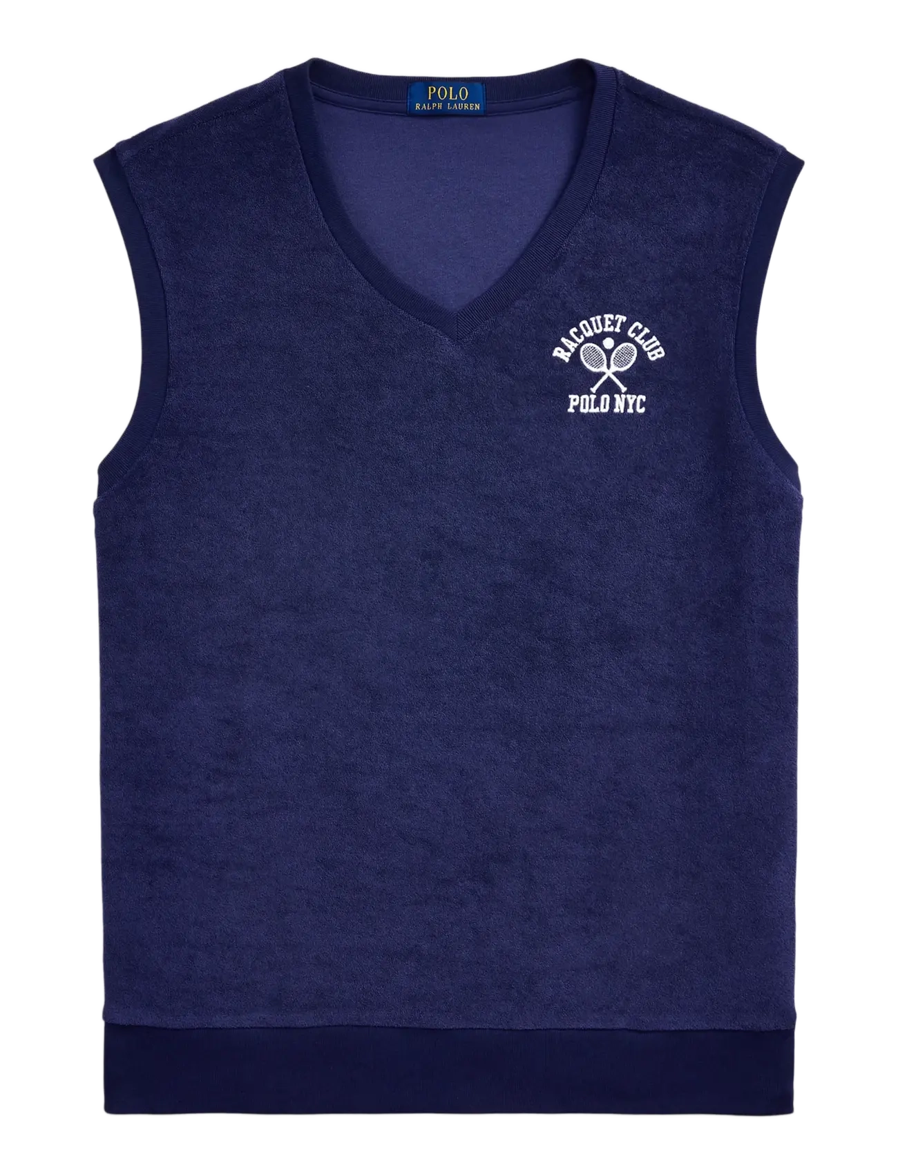 Polo Ralph Lauren Embroidered Terry Vest - Kleidung - NEWPORT NAVY / navy