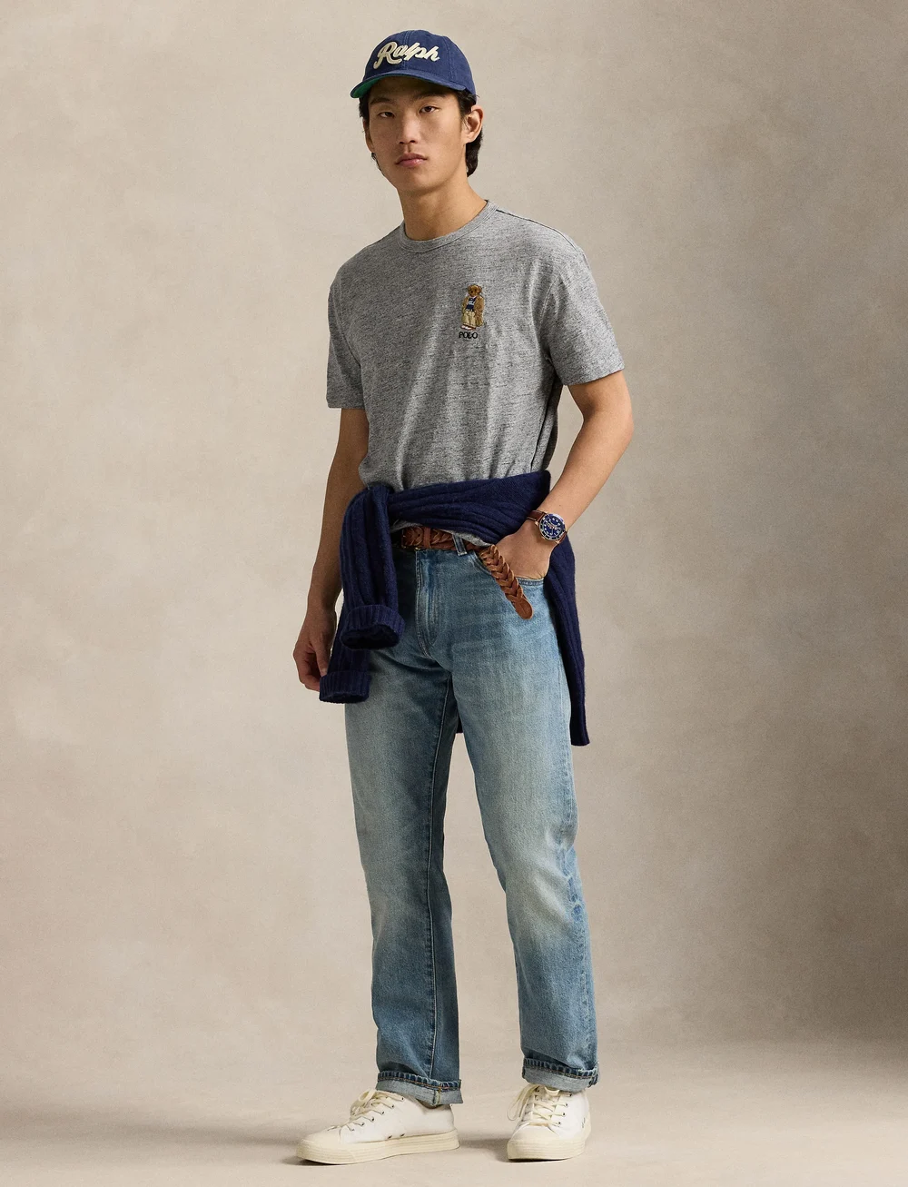 Polo Ralph Lauren - Classic Polo Bear Slub Jersey T-Shirt - lühikeste varrukatega t-särgid - pf25 vtg s and p - 0