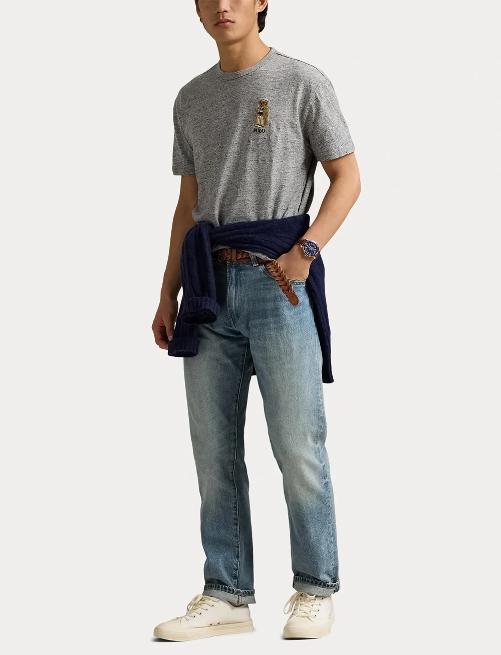 Polo Ralph Lauren - Classic Polo Bear Slub Jersey T-Shirt - lühikeste varrukatega t-särgid - pf25 vtg s and p - 4