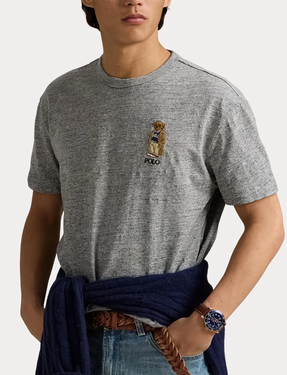Polo Ralph Lauren - Classic Polo Bear Slub Jersey T-Shirt - lühikeste varrukatega t-särgid - pf25 vtg s and p - 5