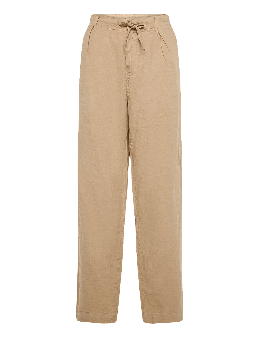 Polo Ralph Lauren - Lateef Relaxed Fit Pleated Linen Pant - casual - coastal beige - 1