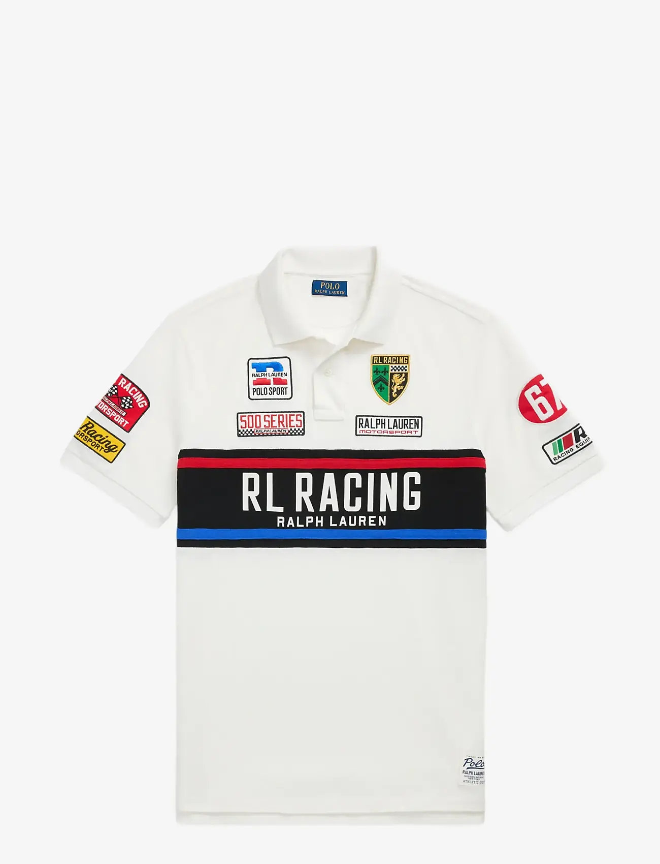 Polo Ralph Lauren - Classic Fit Mesh Graphic Polo Shirt - short-sleeved polos - white - 1