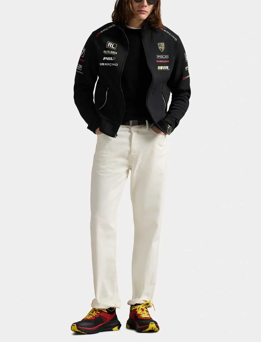 Polo Ralph Lauren - Stretch Double-Knit Track Jacket - nach anlass kaufen - polo black - 4
