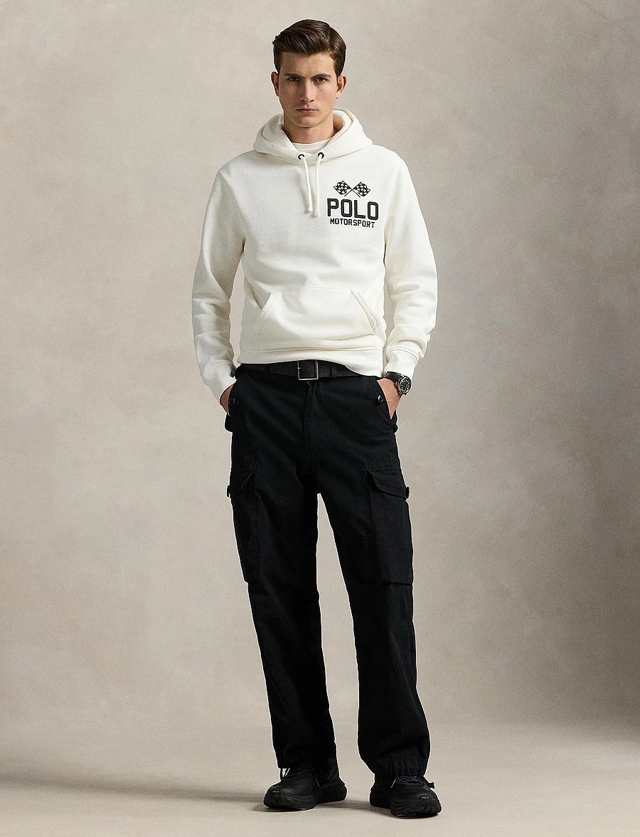 Polo Ralph Lauren - Slub Fleece Graphic Hoodie - kapuzenpullover - nevis - 0