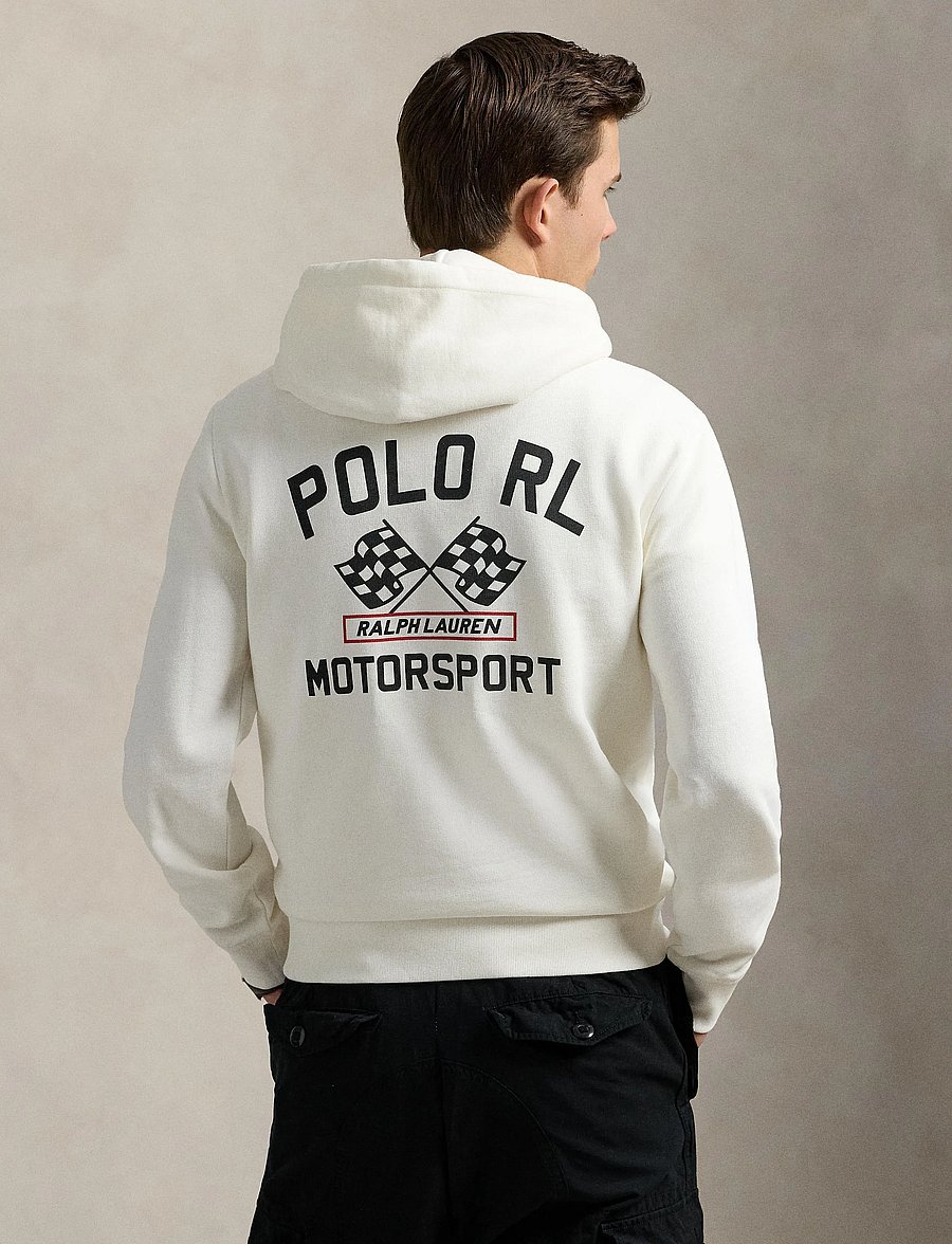 Polo Ralph Lauren - Slub Fleece Graphic Hoodie - kapuzenpullover - nevis - 2