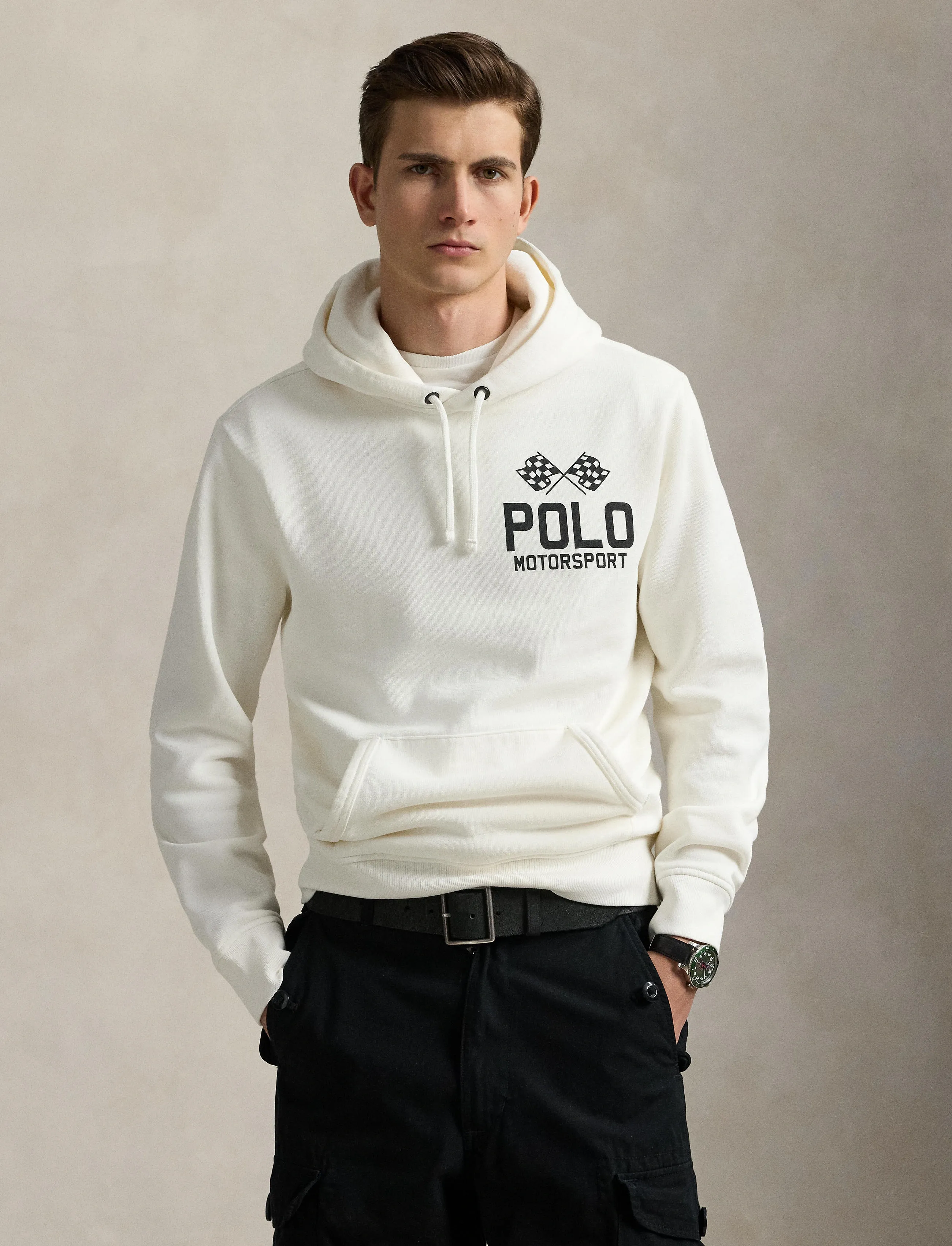 Polo Ralph Lauren - Slub Fleece Graphic Hoodie - hættetrøjer - nevis - 3