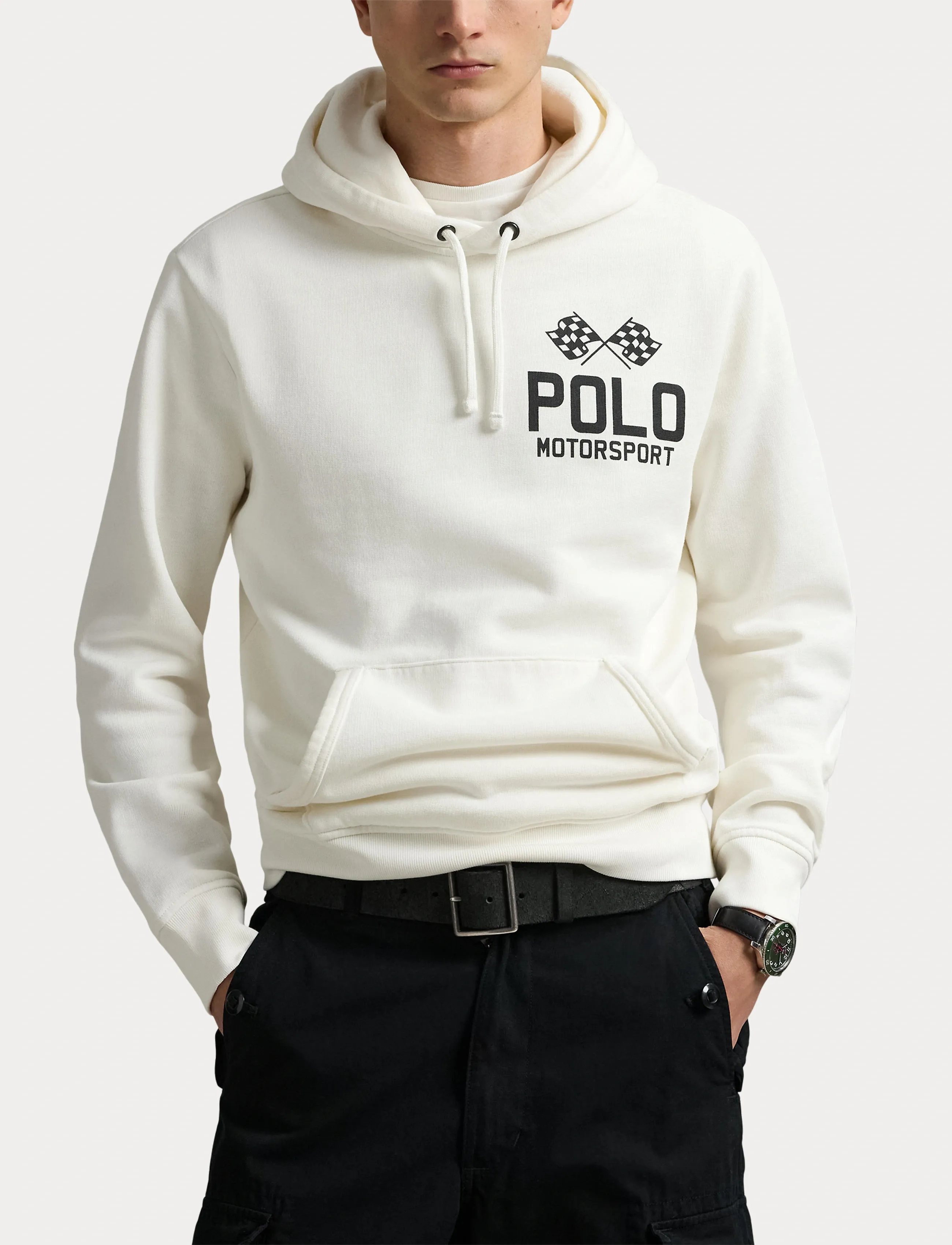 Polo Ralph Lauren - Slub Fleece Graphic Hoodie - hættetrøjer - nevis - 5