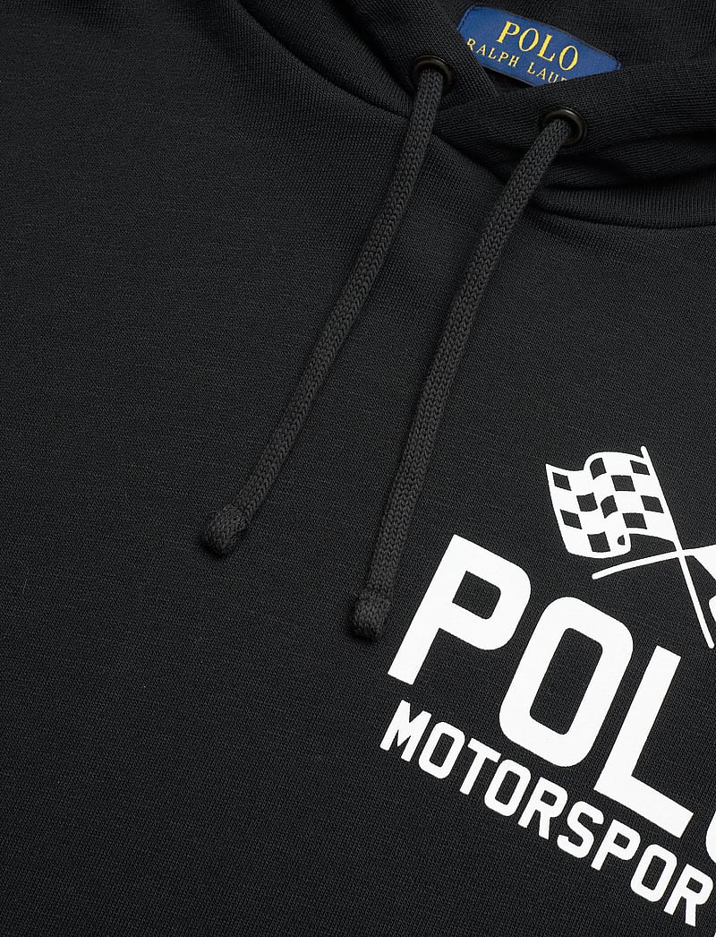 Polo Ralph Lauren - Slub Fleece Graphic Hoodie - kapuutsiga dressipluusid - polo black - 1