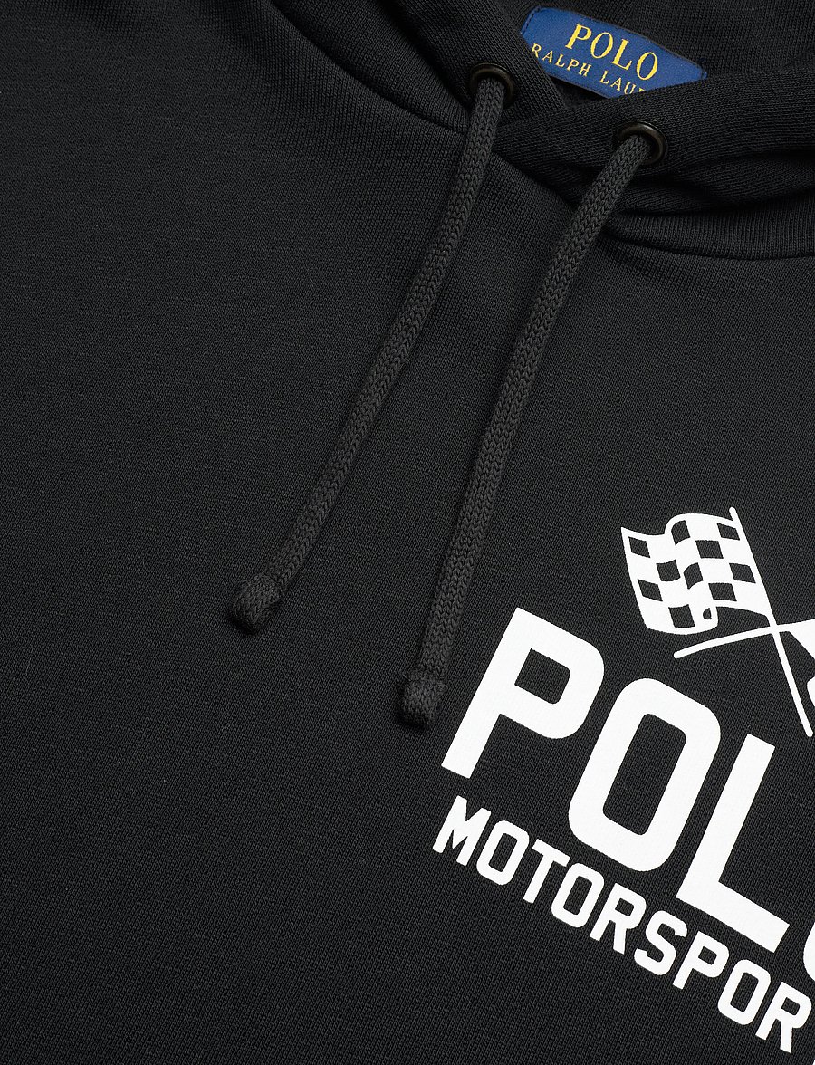 Polo Ralph Lauren - Slub Fleece Graphic Hoodie - kapuutsiga dressipluusid - polo black - 1