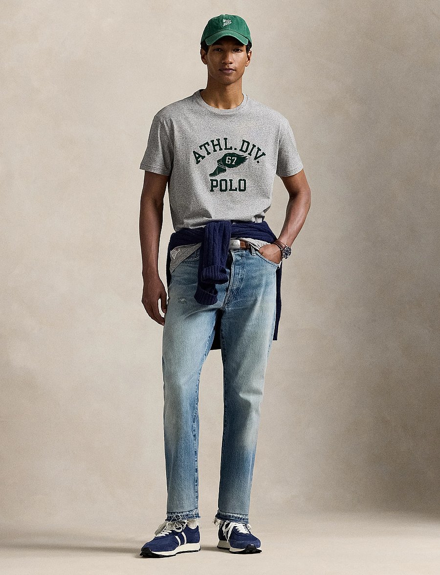 Polo Ralph Lauren - Classic Fit Logo Jersey T-Shirt - kurzärmelig - dark vintage heat - 0