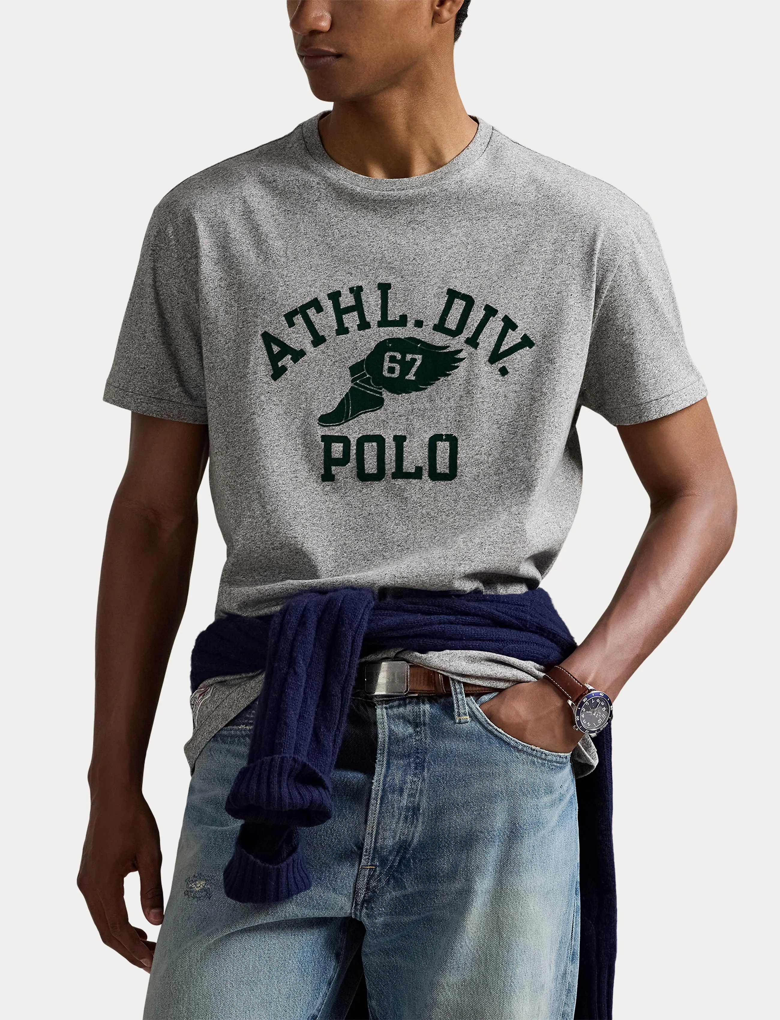 Polo Ralph Lauren - Classic Fit Logo Jersey T-Shirt - kurzärmelig - dark vintage heat - 5