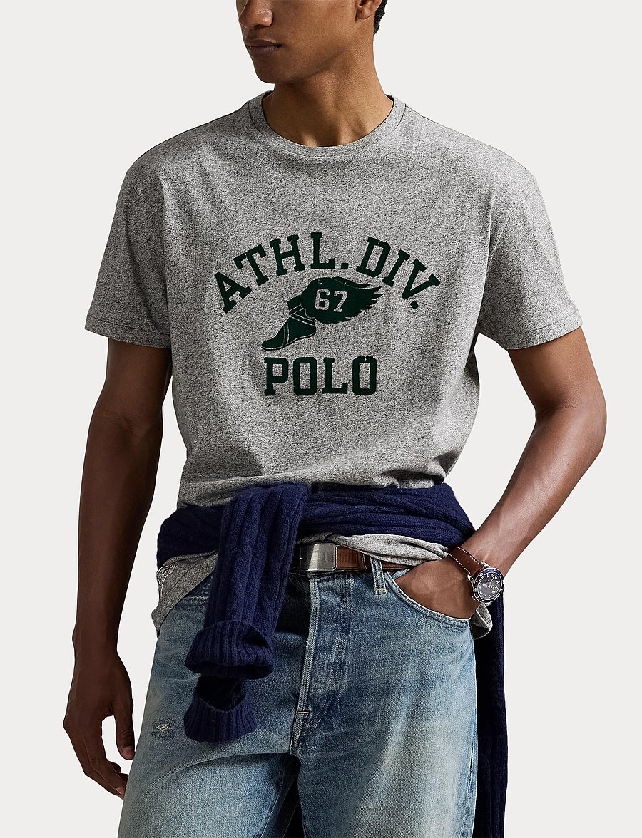 Polo Ralph Lauren - Classic Fit Logo Jersey T-Shirt - kurzärmelig - dark vintage heat - 5