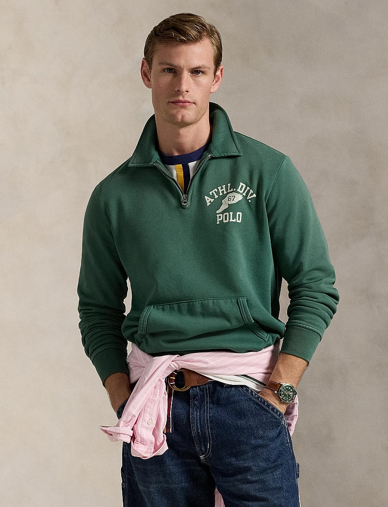 Polo Ralph Lauren - Fleece Graphic Collared Sweatshirt - nach anlass kaufen - washed forest - 3