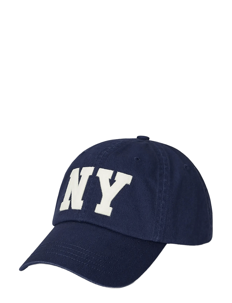 Polo Ralph Lauren - NY Patch Twill Ball Cap - czapki - newport navy - 1