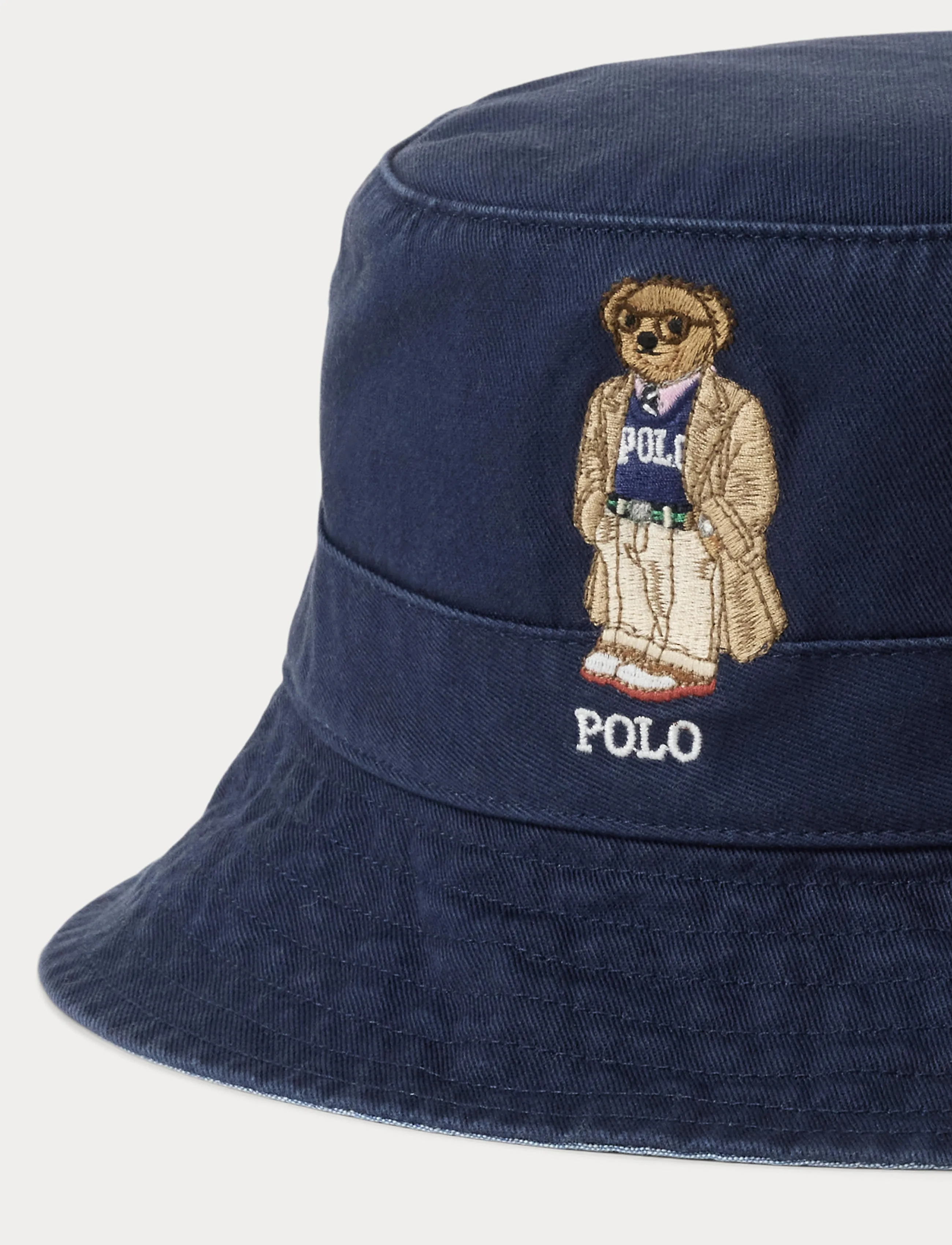 Polo Ralph Lauren - Polo Bear Twill Bucket Hat - kalastajahatut - newport navy - 2