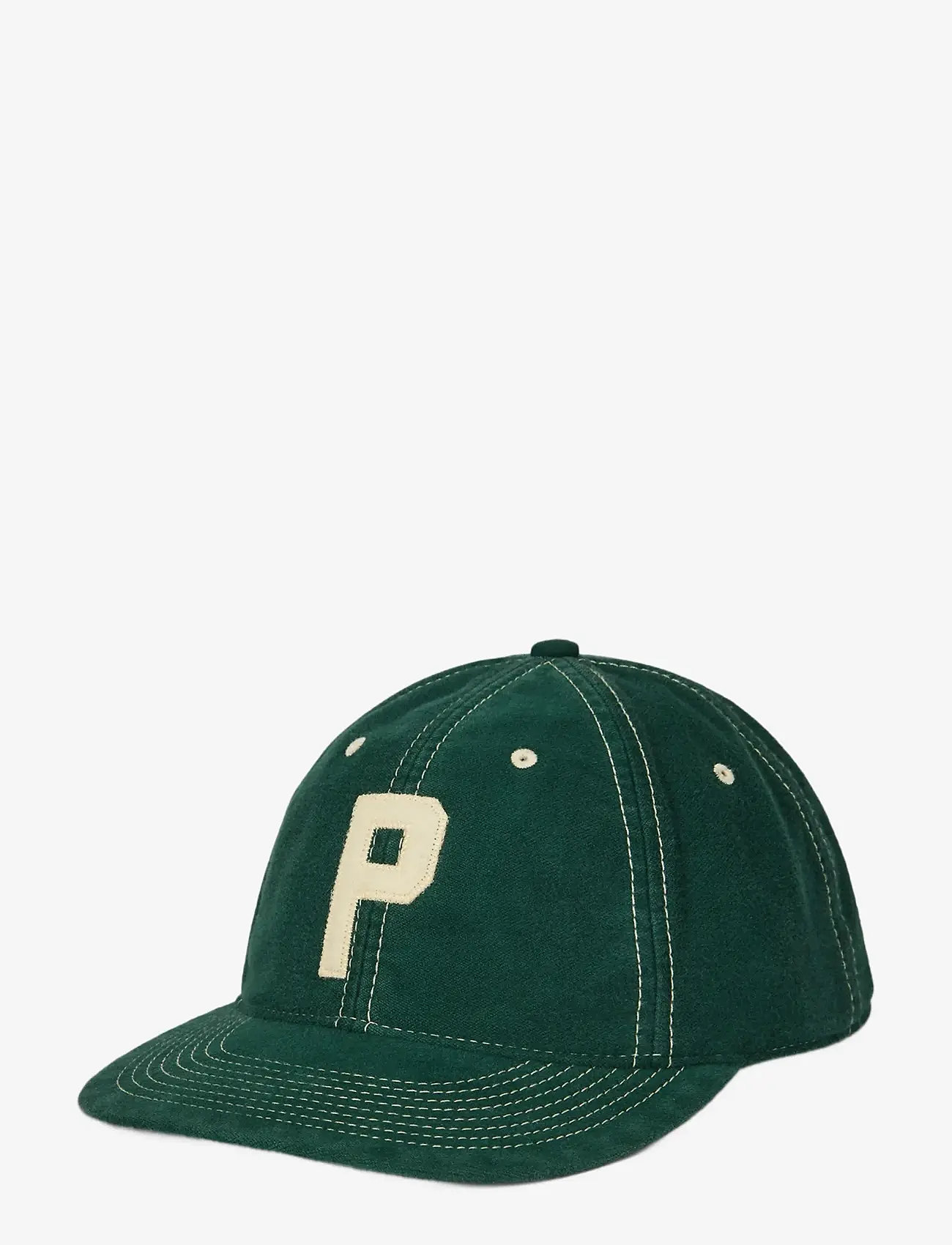 Polo Ralph Lauren - Felt-Patch Chamois Ball Cap - nokamütsid - college green - 1
