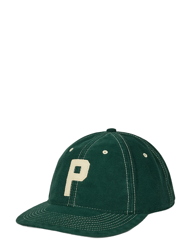 Polo Ralph Lauren - Felt-Patch Chamois Ball Cap - nokamütsid - college green - 1