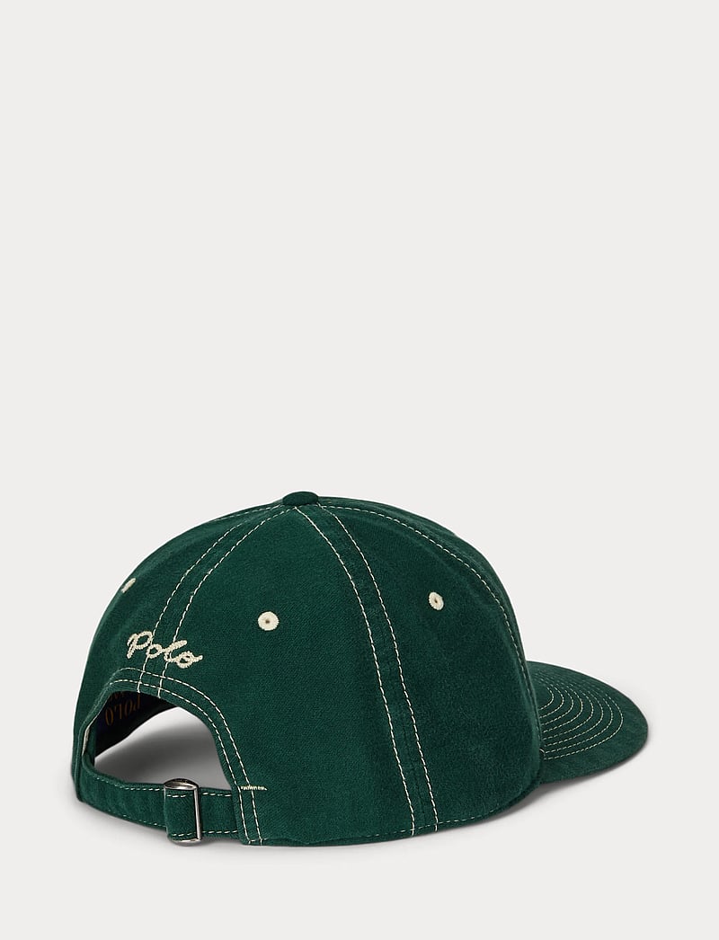 Polo Ralph Lauren - Felt-Patch Chamois Ball Cap - nokamütsid - college green - 0