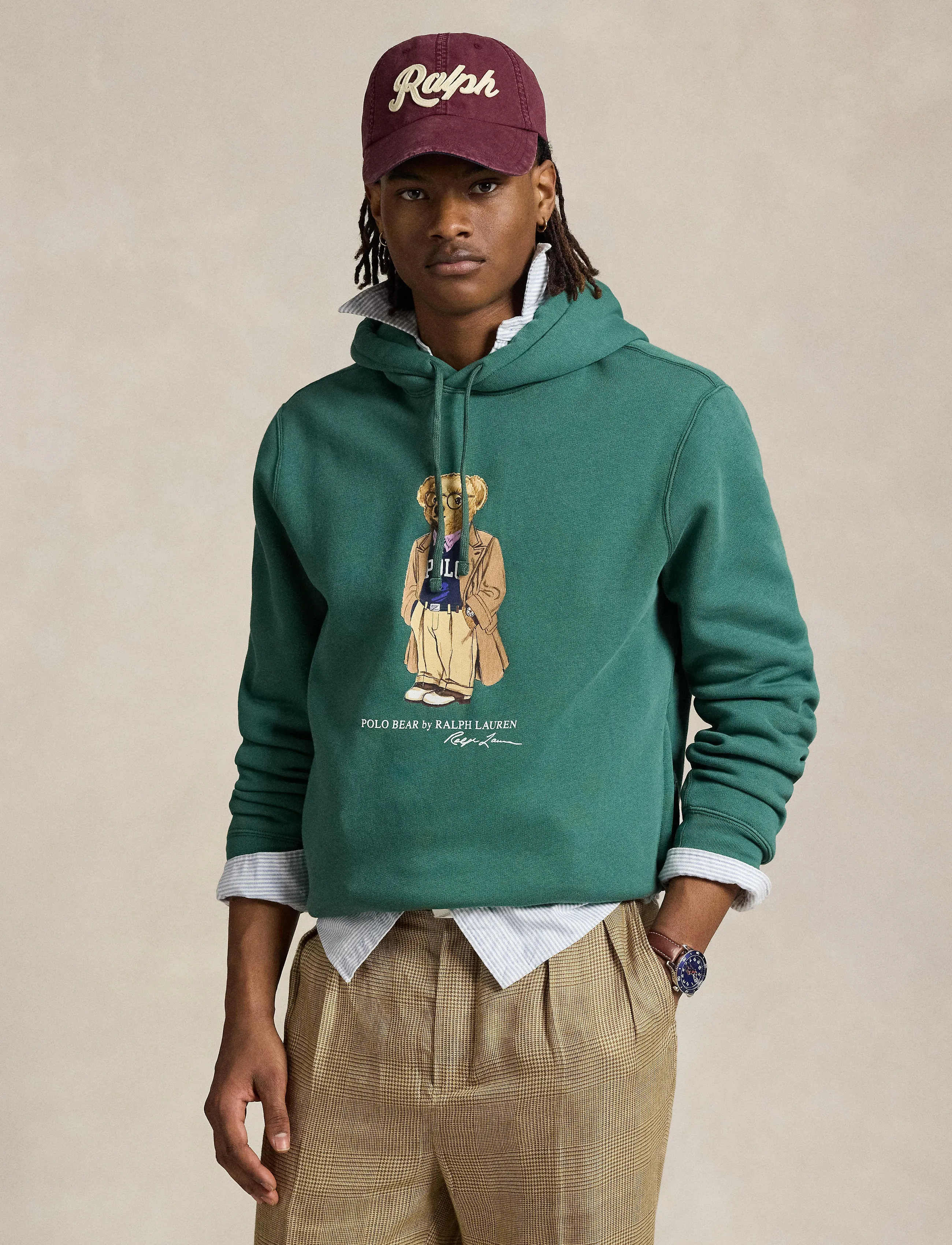 Polo Ralph Lauren - Polo Bear Fleece Hoodie - pf25 washed fores - 3