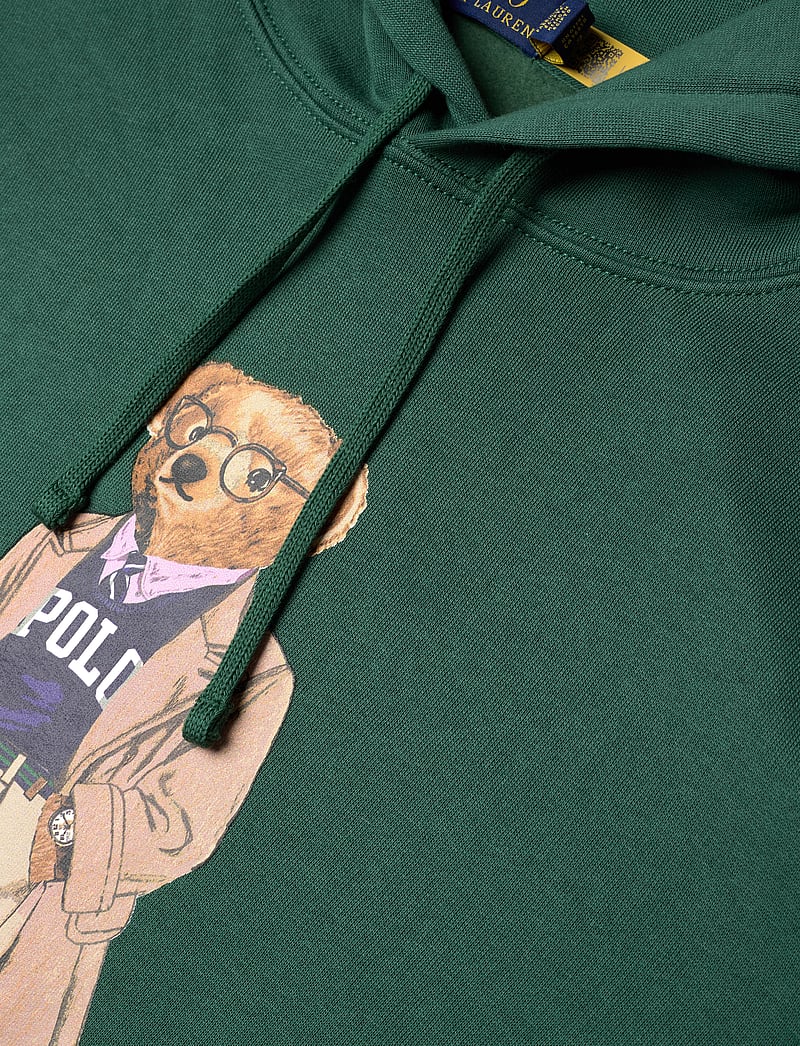 Fleece Hoodie Green Polo Bear Sweatshirt Polo Bear Fleece Hoodie