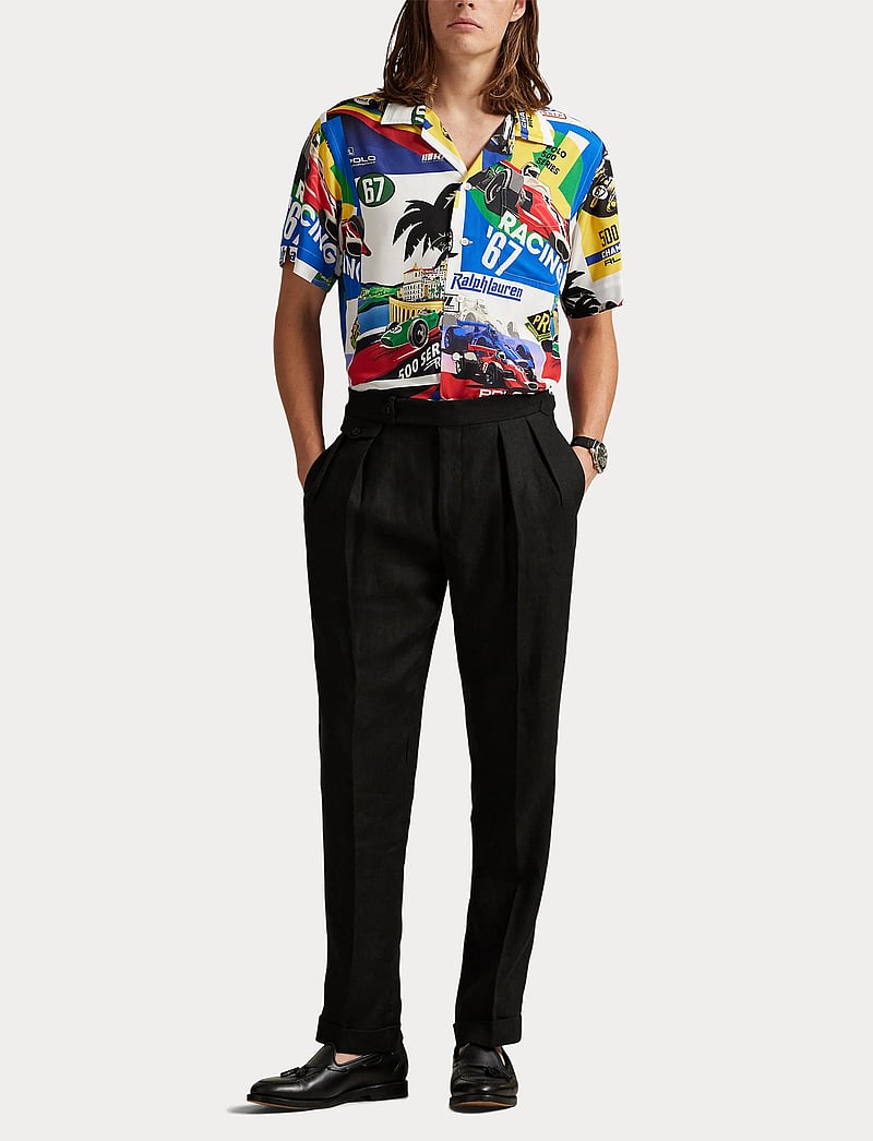 Polo Ralph Lauren - Classic Fit Racing-Print Camp Shirt - casual - 6857 polo prix po - 4
