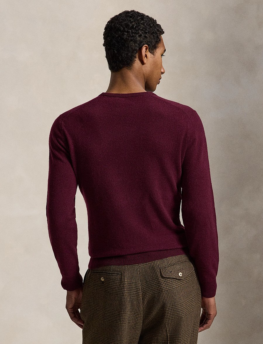 Polo Ralph Lauren - Wool Crewneck Sweater - rundhals - aged wine heather - 4