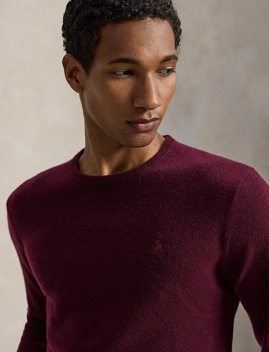 Polo Ralph Lauren - Wool Crewneck Sweater - rundhals - aged wine heather - 5