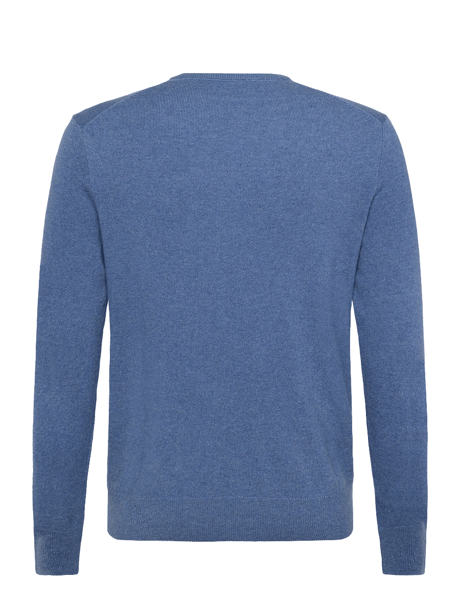 Polo Ralph Lauren - 2/27 MERINO RWS-LS CN PP - rund hals - blue borage heath - 1