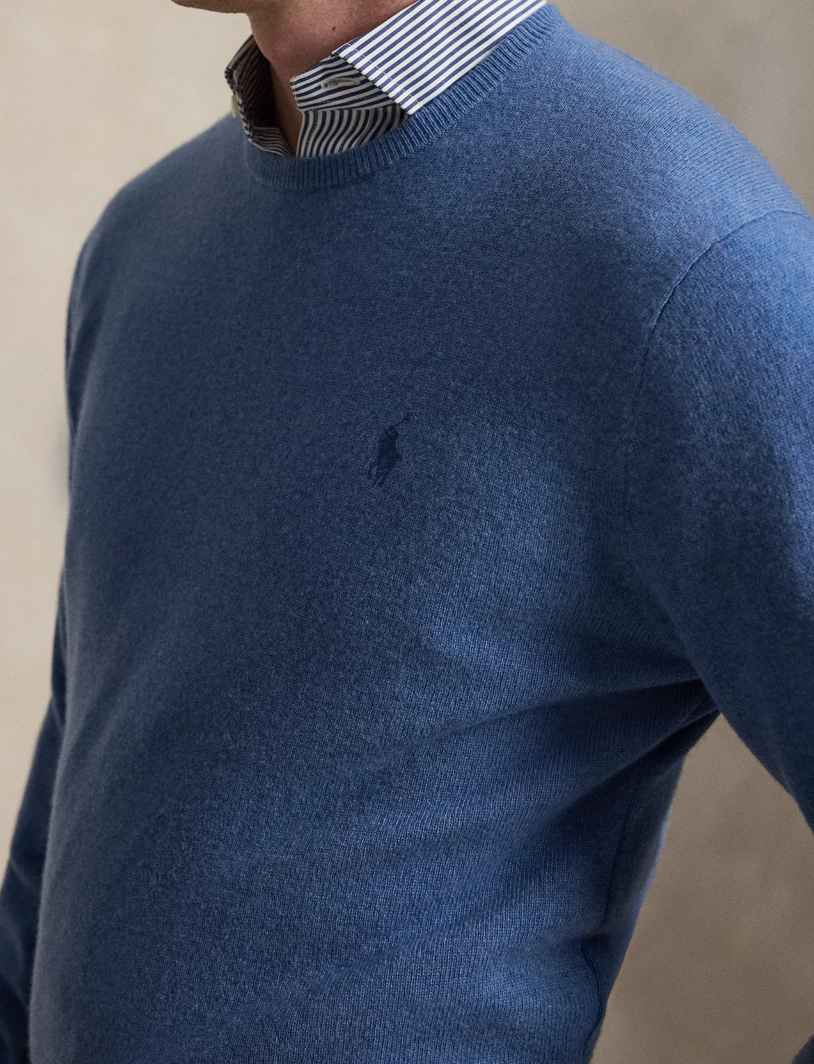 Polo Ralph Lauren Wool Crewneck Sweater stickade tröjor herr – bild 5